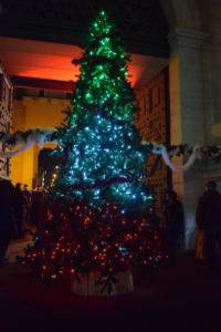 1 dic 2018 albero di Natale a Porta Pia