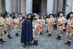 15 gennaio 2017. Guardie D'Onore Pantheon