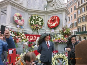 8 dicembre 2015. Piazza di Spagna